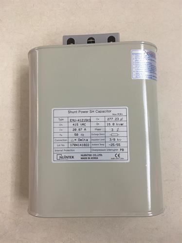 Tụ bù dầu NUINTEK 3P 15KVAr 415V ( ENU-41215KS )
